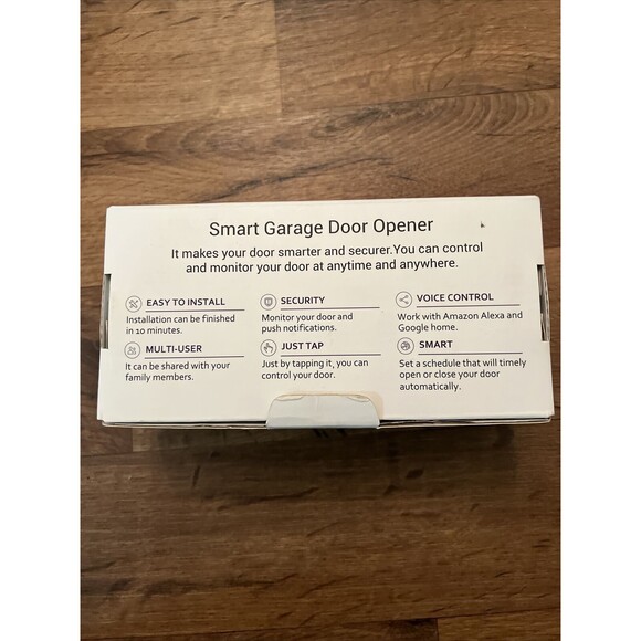 Sieke Smart Garage Door Opener - 2.4G WiFi - White - Picture 4 of 16